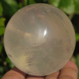 61mm 11.  4oz Natural Girasol Quartz Crystal Sphere Ball