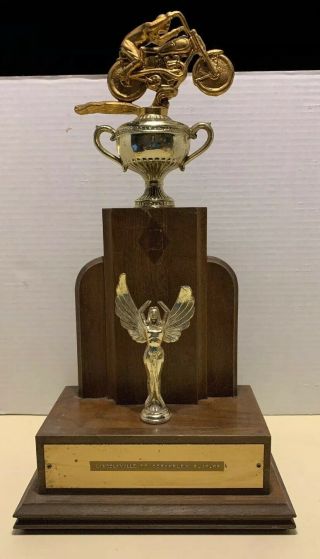 Vintage Wooden Trophy - 1960 