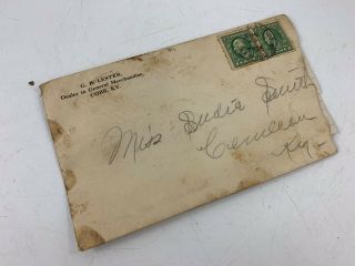 Antique/vintage Early 1900’s Handwritten Letter From Cobb Kentucky