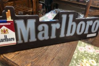 Lighted Marlboro Cigarette Sign Tobacco Advertising Store Display 2