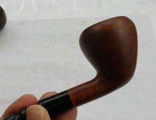 RARE Vintage Estate Tobacco Pipe Hand Made Carved Wood Italy Breyer Shape 4