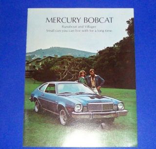 1975 Mercury Bobcat Runabout And Villager Sales Brochure
