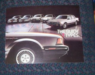 1983 Buick " The Buick T Types " Sales Brochure