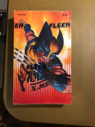 1995 Fleer Ultra X - Men Factory Card Box