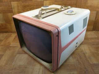 Vintage Philco Portable Tabletop 13 " Tv/television E - 2004f