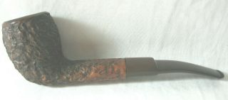 Duncan Langdale Rustic Curved Mouth Piece Smoking Pipe England 175