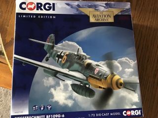 Corgi Aa34310 Fockewulf 190a/aa32513 Junkers Ju87/ Aa27103 Messerschmitt Bf109