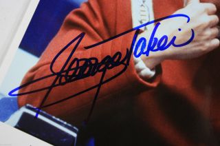 Autographed 8X10 - George Takei as Sulu in Star Trek VI The Undiscovered Country 3