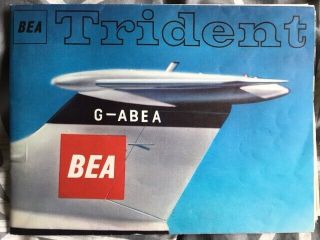 Bea Trident Publicity Large Brochure / Poster