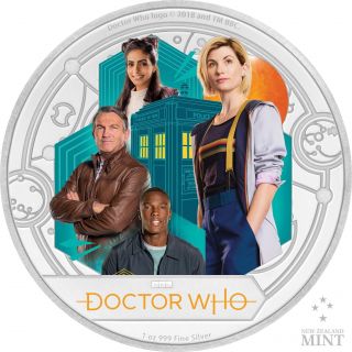 Doctor Who Season 11 - 2018 Niue 1oz Silver Proof Coin