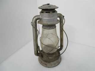 Antique Vintage Dietz York No.  2 Blizzard Lantern 14” Hanging Railroad Lamp