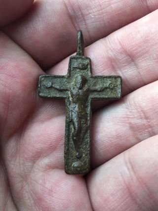1600’s French Fur Trade Jesuit Cross From Michigan