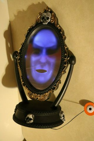 Rare Tekky Toys Halloween Prop Haunted Mirror Animated Lights & Sounds 5