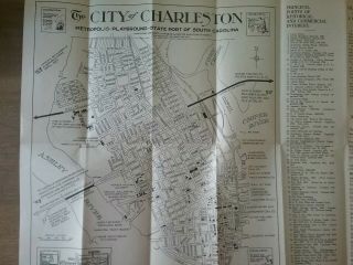 Vintage Old Slave Mart Museum Charleston SC Brochure Plus Map 4