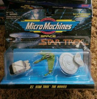Star Trek Micro Machines Xi Hms Bounty Farragut Space Dock Shuttle Rare