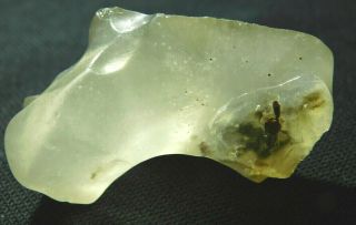 A Big Semi Translucent 100 Natural Libyan Desert Glass From Egypt 30.  3gr E