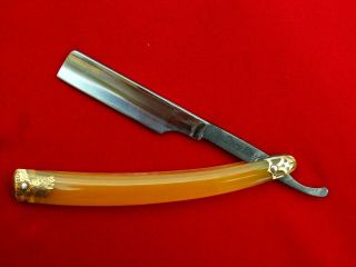 Shave Ready Dorp King " Shorty " Straight Razor By Dovo Solingen For J.  P.  Alcamisi