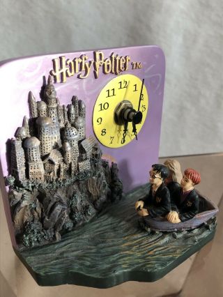 Harry Potter Resin Clock Hogwarts Boats Philosopher’s Stone 3D Sculpture 2