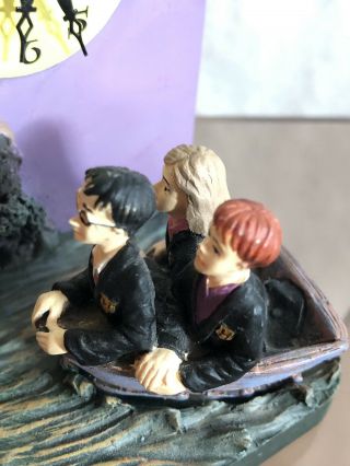 Harry Potter Resin Clock Hogwarts Boats Philosopher’s Stone 3D Sculpture 3