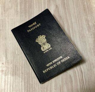 Expired Invalid India Passport Travel Document Rare