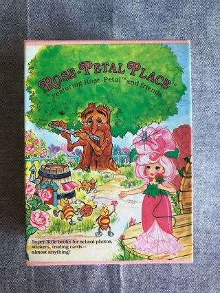 80s Vintage Rose Petal Place Hallmark Photo Album W/slipcase