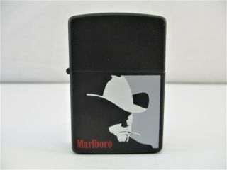 Malboro Man 1932 - 1992 60th Anniversary Zippo Lighter,  Case