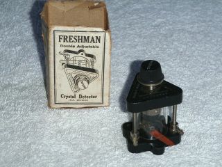 Freshman Double Adjustable Crystal Detector - with Partial Box 2
