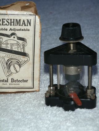 Freshman Double Adjustable Crystal Detector - with Partial Box 6