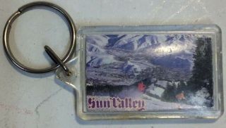 Sun Valley Ski Resort Plastic 3 " Keychain Recycledfashionshop.  Com
