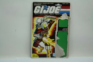 Vintage Gi Joe B.  A.  T.  S.  Android Trooper File Card Cardback 1985 " Card Only "