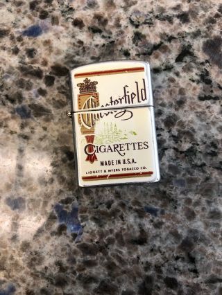 Vintage Continental Chesterfield Cigarettes Advertisement Lighter By Tradeship 2