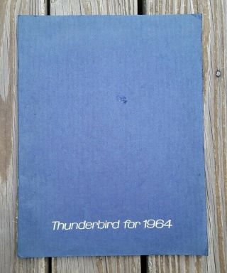 1964 Ford Thunderbird Car Sales Brochure