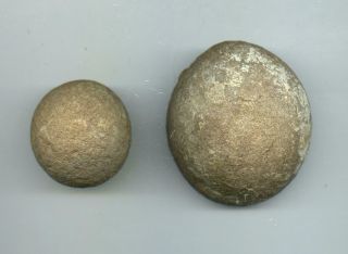 Indian Artifacts - Fine Ball And Cup Stone 3