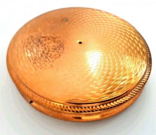 Vintage Gold & Silk Powder Compact with 18th Century Musical Scene Lid. 5