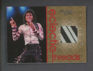 2011 Panini Electric Threads King Of Pop Michael Jackson Patch