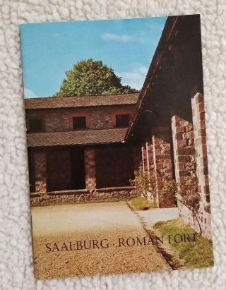 Saalburg Roman Fort Brochure Saalburg Germany