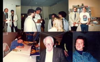 Star Wars,  TESB & Authentic CREW Tee,  Lucasfilm Cast/Crew ' 79 prom Lg. 8