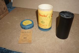 Busy Bee Amberol Phonograph Cylinder Record 301 Killarney In Tube