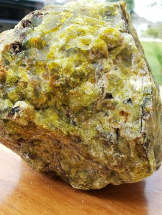 Yellow/Green Opal Rough Chunk Extra Large 5,  LBS BRAZIL NATURAL 3