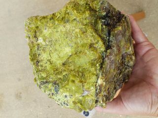 Yellow/Green Opal Rough Chunk Extra Large 5,  LBS BRAZIL NATURAL 5