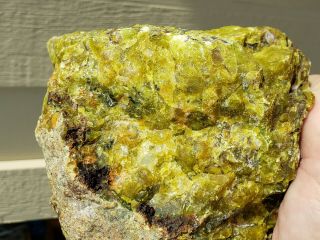 Yellow/Green Opal Rough Chunk Extra Large 5,  LBS BRAZIL NATURAL 6