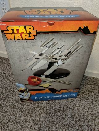 Official Licensed Star Wars X - Wing Knife Block Rare