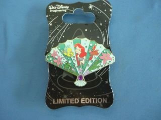 Ariel Little Mermaid Fan Disney Pin Wdi Walt Disney Imagineering Le 300