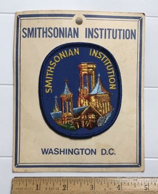 Nip Smithsonian Institution National Museum Washington Dc Embroidered Patch