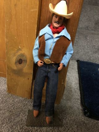 Vintage Ertl Wrangler Cowboy Doll With Hat And Boots
