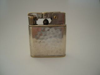 Art Deco Baby - Mylflam.  835 Silver Case Petrol Lighter
