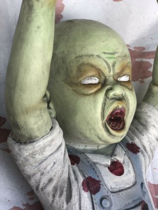 Jugular Jimmy Scary Zombie Baby Rare Halloween Spirit Prop Evil Scary Bloody Eye 8