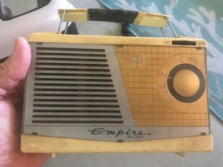 Vintage Empire De Luxe Transistor Radio -
