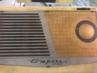 Vintage Empire De Luxe TRANSISTOR RADIO - 2