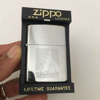 Old Vintage Zippo Lighter Engraved America 